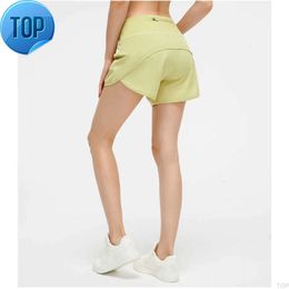 Womens l-33 yoga shorts pants pocket quick dry gym sport outfit high-quality style summer dresses