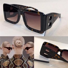 New 4312 sunglasses simple square big frame retro letter B glasses fashion style square frame UV 400 lens top quality comes with c261Y