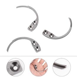 Hooks & Rails 3 Pcs Stainless Steel Anti-Theft Tag Hook Pin Opener Key Clothes Alarm Remover261d