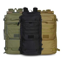 60L Large size Tactical Backpack Shoulder Bag Sport Outdoor for Hunting Camping L9SO