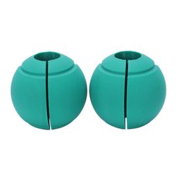 1 Pair Lifting Hand Grips Weight Lifting Barbell Grips Gym Workout Kettlebell Dumbbell Pull Up Bar Handle Thick Pad Green1044267