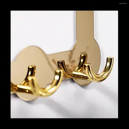 Kitchen Storage 2Pcs Back Door Hooks Stainless Steel Bedroom Durable Cabinet Home El Coat Hat Study Clothes Hanger