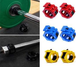 1 Pair 50mm Dumbbell Barbell Clamp Lock Man Weightlifting Barbell Buckle Bodybuilding Exercise Fitness Gym Equipment Accessories3013148