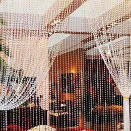 Curtain 30 Meters String Bead Indoor Living Room Partition Home Decoration Transparent Plastic Resin Beads Window Door