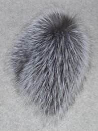 New Luxury 100 Natural Real Fox Fur Hat Women Winter Knitted Real Fox Fur Bomber Cap Girls Warm Soft Fox Fur Beanies Hats 201012534981204