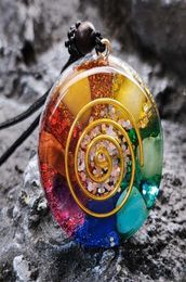 Pendant Necklaces Orgonite Necklace Energy Generator Emf Protection Healing Crystal Sacred Geometry Chakra Meditation Jewellry5989504
