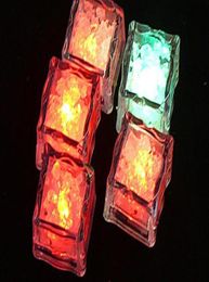 300pcs LED Ice Cubes Flash Lightwedding Party light icecrystal Cube Colour flashChristmas gifts2685702