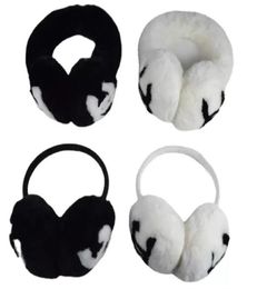 gift set Ear Muffs Classic winter earmuffs female rabbit fleece brand fashion designer warm plush8087271