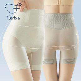 Women's Shapers Flarixa Waist Trainer Body Shaper Women High Shaping Panties Slimming Belly Underwear Postpartum BuLift Pants