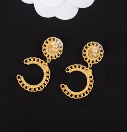 Fashion Earring Have Stamp Studs For Women Classic Letters 925 silver needle Top Party Gift PSC378619813