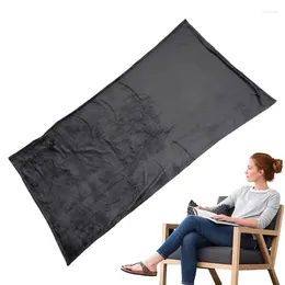 Blankets USB Throw Blanket Electric Heated Shawl Smart Wearable Flannel With 3 Temperature Settings