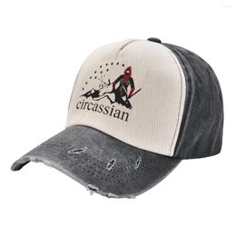 Ball Caps Circassian Mountain Warrior Cowboy Hat Custom Hats Uv Protection Solar Trucker Cap Beach For Women 2023 Men's