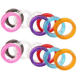 Dog Apparel 20pcs Grooming Scissor Finger Rings Hair Trimming Hairdressing Silicone