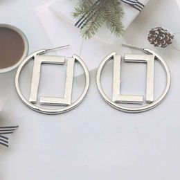 Stud Designer Silver Letter Earrings Stud For Womens Diamonds Gold Earring Fashion Luxury Earrings Jewellery Women Mens Hoop Earring Gift YY