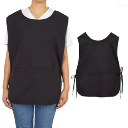 Women's Vests Women Men Casual Pullover Vest Apron Housework Working Sleeveless Smock Waistcoat Top Lace-up Solid Colour Tanks For Daily Wear