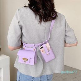 Designer-Waist Bags Women PU Leather Mini Fanny Pack Multifunctional Travel Lady Chest Belt Bag Hip Hop Bum Female Phone Purses Sm222m
