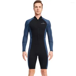 Men's Swimwear Neoprene Diving Surfing Clothes With Zipper Mens Suit Elastic Anti-scratch Cold Proof Durable Outdoor Accessories