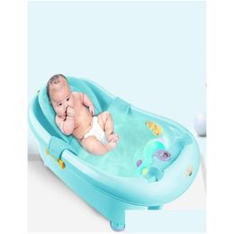 Bathing Tubs Seats Baby Bath Security Net Born Bathtub Support Mat Infant Shower Care Stuff Adjustable Safety Cradle Swing For5736106 Dhyog