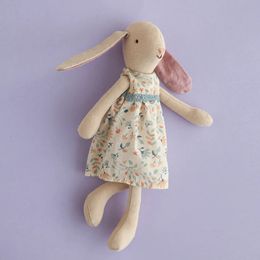 Plush Dolls Cloth Toys Smoothing Toy for Infant Cute Cuddling sleep doll for Kids Handmade Diversity Brown Rabbit Plusie 231208