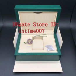 Quality Dark Green Watch Box Gift Case For SOLEX Watches Booklet Card Tags And Papers In English Swiss Watches Boxes283Z