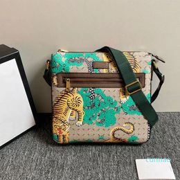 Messenger Bag Unisex Shoulder Cross Body Designer Handbag Purse Canvas Letter Pattern Printing Metal Accessories Adjustable Nylon Shoulder Strap 60cm