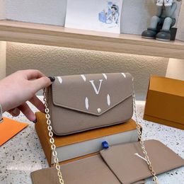 5A Designer Bag Luxury Purse Paris Brand Shoulder Bags Leather Handbag Woman Crossbody Messager Cosmetic Purses Wallet by brand w466 006