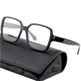 Quality Lux-Desi All-match Celebs Frame Women Big-square Plain Glasses Plank Fullrim Anti-Bluelight Plano 56-17-140 for Prescripti231T