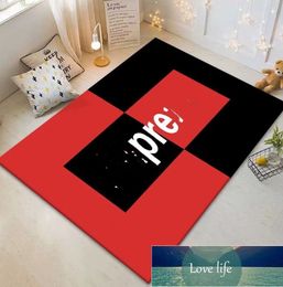 Simple Fashion Brand Carpet Bedside Blanket Living Room Bedroom Wall-to-Wall Carpet Bathroom Non-Slip Floor Mats