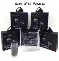 Original OEM quality S8 headset in ear headphones earphone With Remote Mic 35mm plug for s8 s9 s7 With packaging6410163