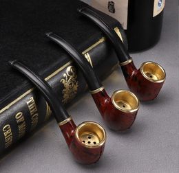 Smoking pipes Resin Boss Small Pipe Portable Men's Bakelite Novice Practise Pipe Palm Pipe