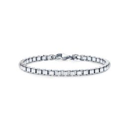Link Chain Runda High Quality Venetian Link Bracelet In Metal Stainless Steel For Men Women Classic Jewelry211K