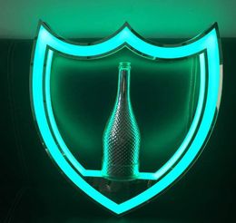 Custom Rechargeable Shield Glorifier Display VIP Service Dom P Bottle Presenter for Night Club Wedding Party Bar4552617