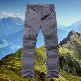 Men's Pants Mens Outdoor Quick Drying Breathable Collapsible Two Cut Absorption Hiking Sports Shorts Casual