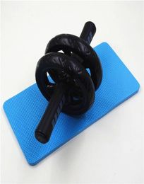 Fitness Supplies Abdominal Wheel Ab Roller With Mat No Noise Muscle Double Wheeled Ab Roller Workouts Abdominal Fitness Exercise 91361147