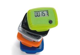mixed Colour Pocket Pedometer Mini Single Function Run with opp bag and paper Package5883418