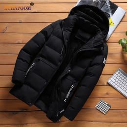 Men s Jackets Brand Men Winter Casual Thick Warm Windproof Parker Jacket Streetwear Fashion High Quality Hooded Coatmen5Xl 231208