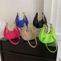 Evening Bags Fashion Felt Cloth Pattern Shoulder For Women Small Handle Underarm Bag Clutch Luxury Solid Colour Female Handbag With Purse 231208