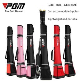 Golf Bags PGM Golf Gun Bag Half Golf Ball Bag Nylon Portable Club Bag Lightweight 231211