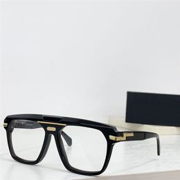 New fashion design men optical glasses 8040 square shape pilot plank frame avant-garde and generous style high-end transparent eyewear