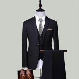 Men's Suits Custom Made Groom Wedding Dress Blazer Pants Business High-end Classic Trousers SA07-43599