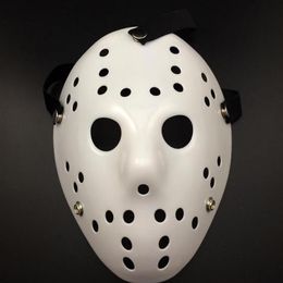 WHite Porous Men Mask Jason Voorhees Freddy Horror Movie Hockey Scary Masks For Party Women Masquerade Costumes282Y
