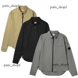 Men's Jackets 2023 Spring Casual Hoodie CP Shirts Long Sleeve Jacket Pocket Company Goggles Lens Decoration Zipper Thin UK High Street Coats 669