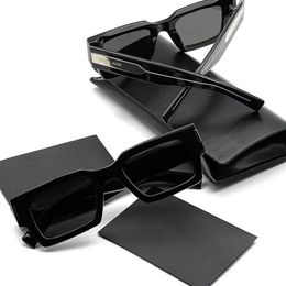 Designer sunglasses Chunky plate SL572 square frame glasses Fashion classic brand sunglasses for women and men outdoor UV protecti287S