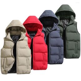 Men's Vests Winter Jacket Men Sleeveless Puffer Jackets Clothing 2023 Brand Cotton Padded Outdoor Coats