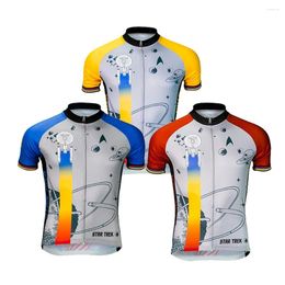 Racing Jackets 2023 Men Cycling Jersey Bike Wear Short Sleeve Clothing Outdoor Sports Bicycle Shirt Ropa Ciclismo 3 Colour