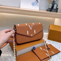 5A Designer Bag Luxury Purse Paris Brand Shoulder Bags Leather Handbag Woman Crossbody Messager Cosmetic Purses Wallet by brand w466 007