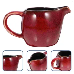 Dinnerware Sets Ceramic Milk Cup Syrup Dispenser Pitcher Coffee Flavored Creamer Household Pitchers L'or