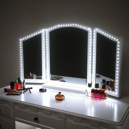 LED Makeup Mirror Strip light 13ft 4M 240LEDs Vanity Mirror Lights LED Strip Kit Mirror For Makeup table Set with Dimmer S Shape242B