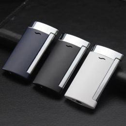 Thin Wind Proof Lighter Butane Torch Ensendedores Gas Smoking Accessories Novelty Gasoline Cigarette Lighters Metal Dropship Suppliers BJ