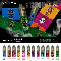 2024 New Original VAPME CRYSTAL 7000 VAPME king 12000 12K puff Puffs Disposable Vape 14ml 16350 Battery RGB MESH Coil Cigarettes PK bang box vapes 7K